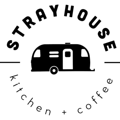 Strayhouse Kitchen + Coffee Logo in Clinton, Oklahoma