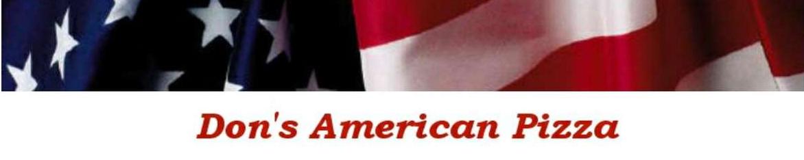 Don's American Pizza Logo in Lake City, Michigan