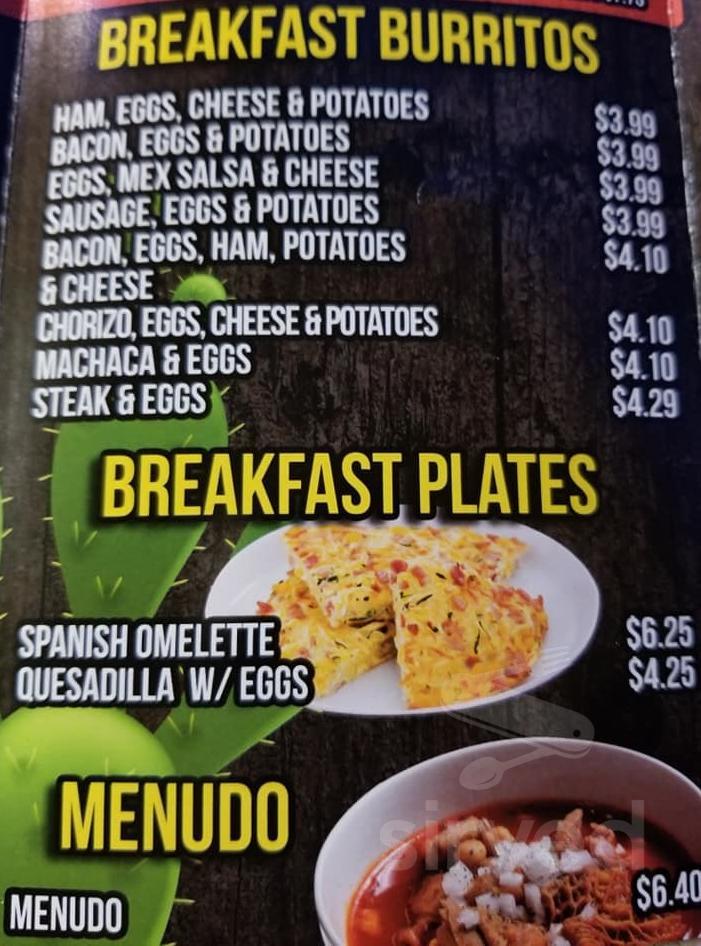 Los Alberto's Mexican Food menus in Hurst, Texas, United States