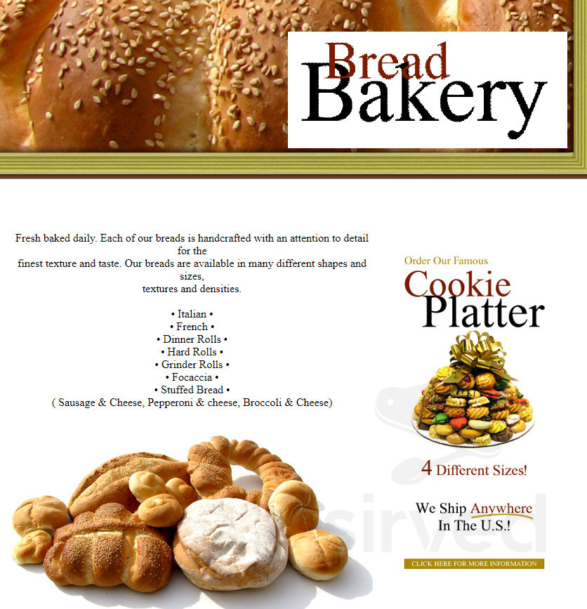 Chimirri's Italian Pastry Shoppe menu in Wethersfield, Connecticut, USA