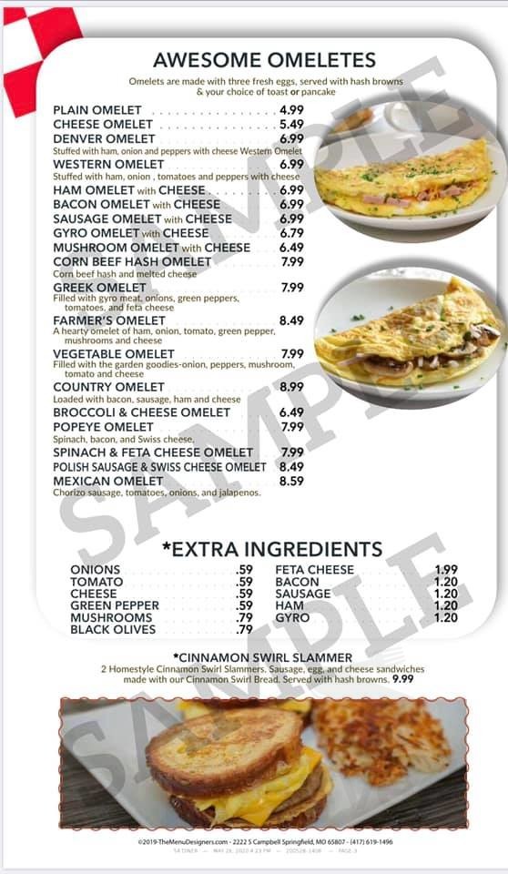 Diner 54 menus in Kirksville, Missouri, United States