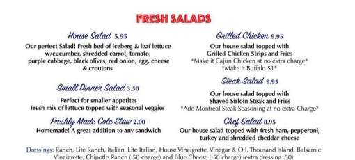 Saxon Menu Menu for Saxon Inn in Natrona Heights, PA | Sirved