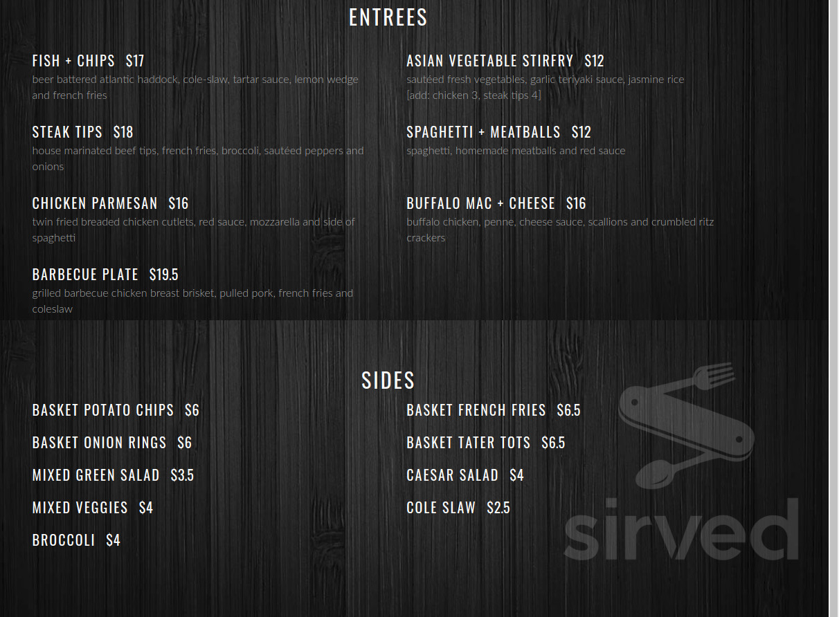 PiNZ Bowl menus in New Hartford, New York, United States