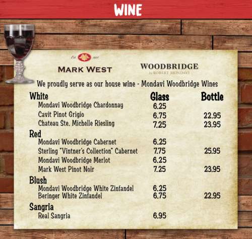 Cody's Original Roadhouse- Bradenton menu in Bradenton, Florida, USA