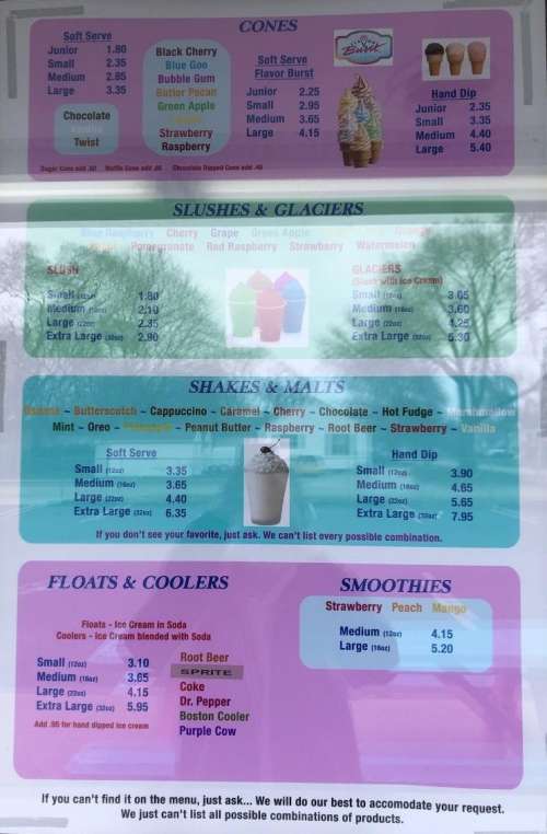 44th Street Dog & Dairy menu in Grand Rapids, Michigan, USA