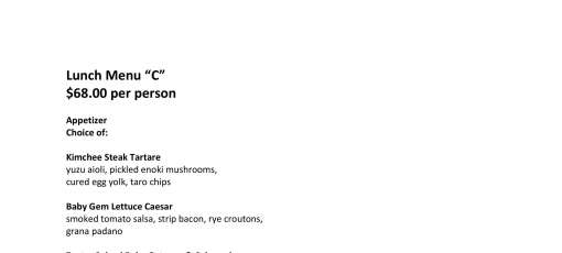 Bymark Menu Menu for Bymark in Toronto, ON | Sirved