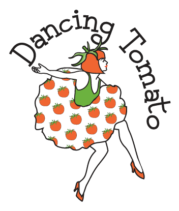Dancing Tomato Logo in Virginia Beach, Virginia