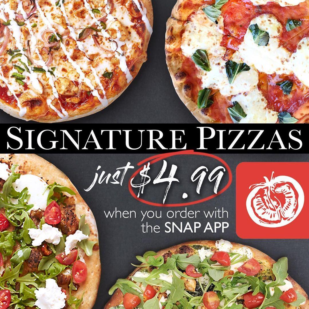 Snap Custom Pizza menu in Exton, Pennsylvania, USA