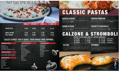 Moran's Pizzeria & Restaurant menu in Donna, Texas, USA