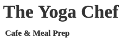 The Yoga Chef Cafe & Meal Prep Logo in Port Coquitlam, British Columbia