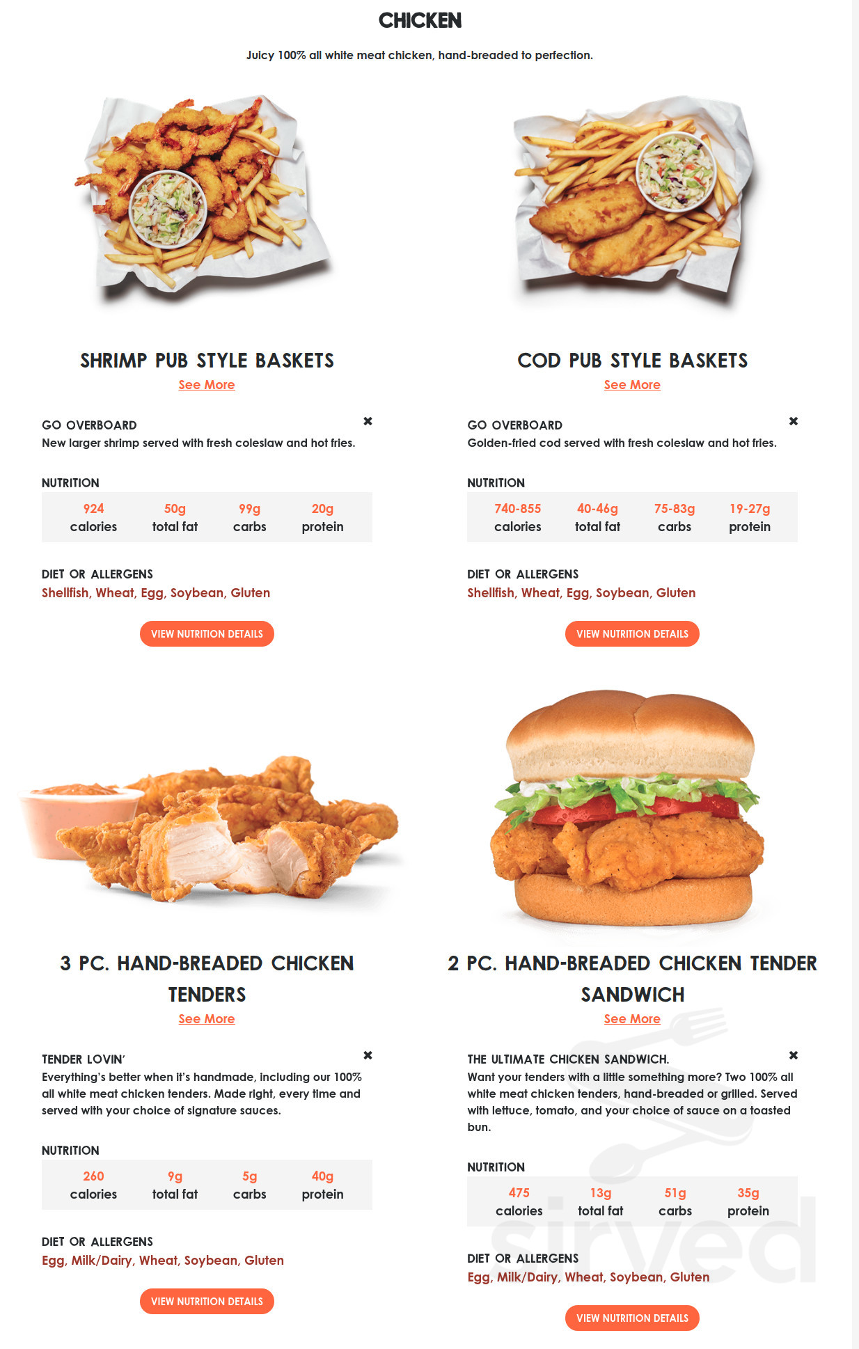 A&W Restaurant menu in Ladera Ranch, California