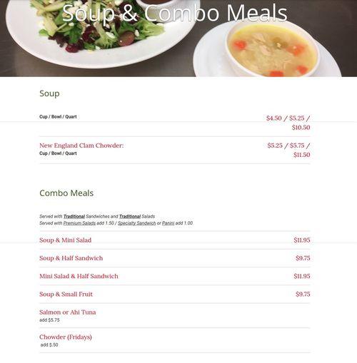 Fruit & Salad Co. menu in Pittsford, New York, USA