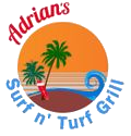 Adrian's Surf n' Turf Grill Logo in San Diego, California