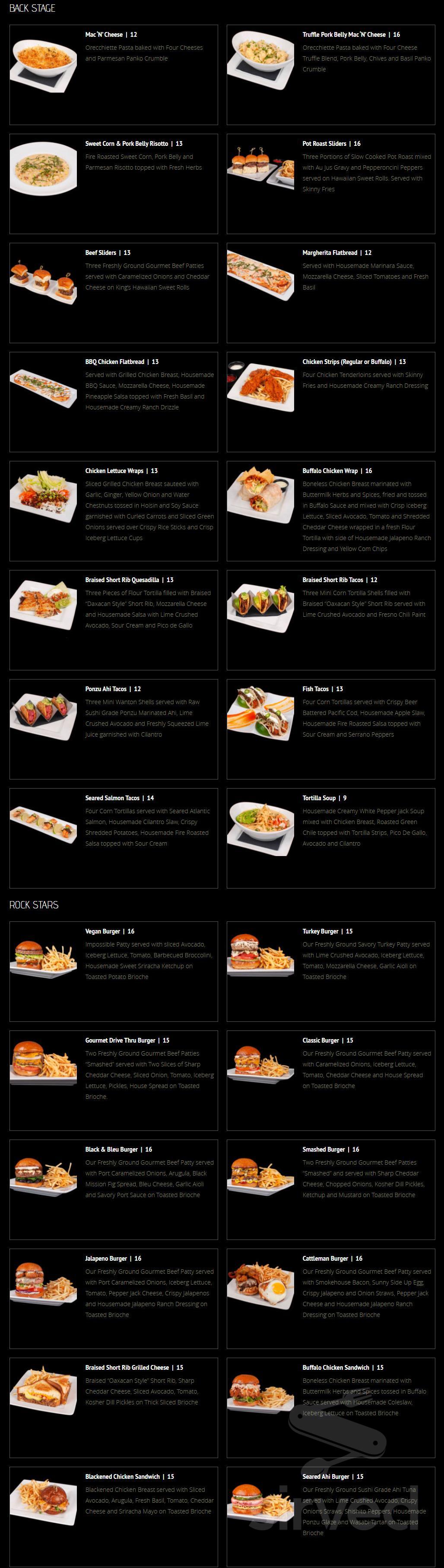 HQ Gastropub - Huntington Beach menu in Huntington Beach, California