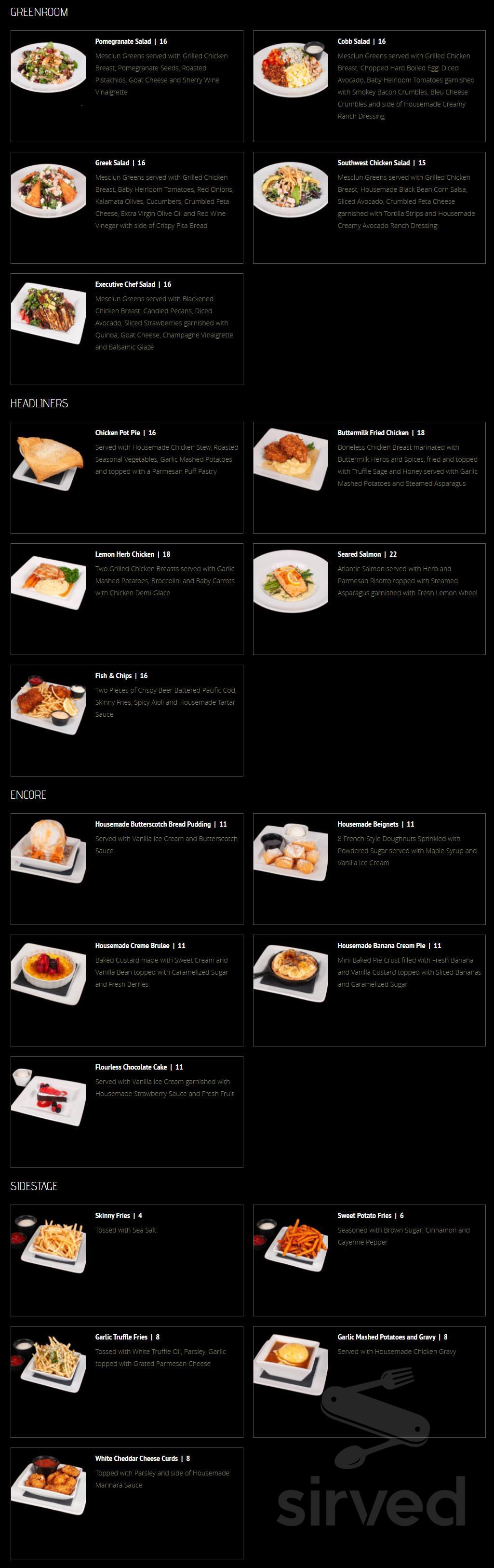 HQ Gastropub - Huntington Beach menu in Huntington Beach, California