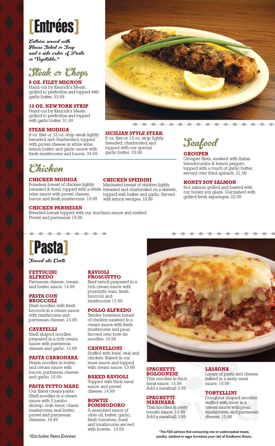 Frankie Gianino's menus in Imperial, Missouri, United States