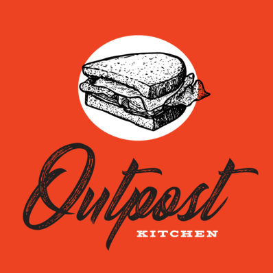 Outpost Sandwiches Logo in Tacoma, Washington