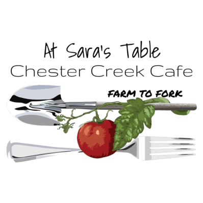 At Sara's Table Chester Creek Cafe Logo in Duluth, Minnesota