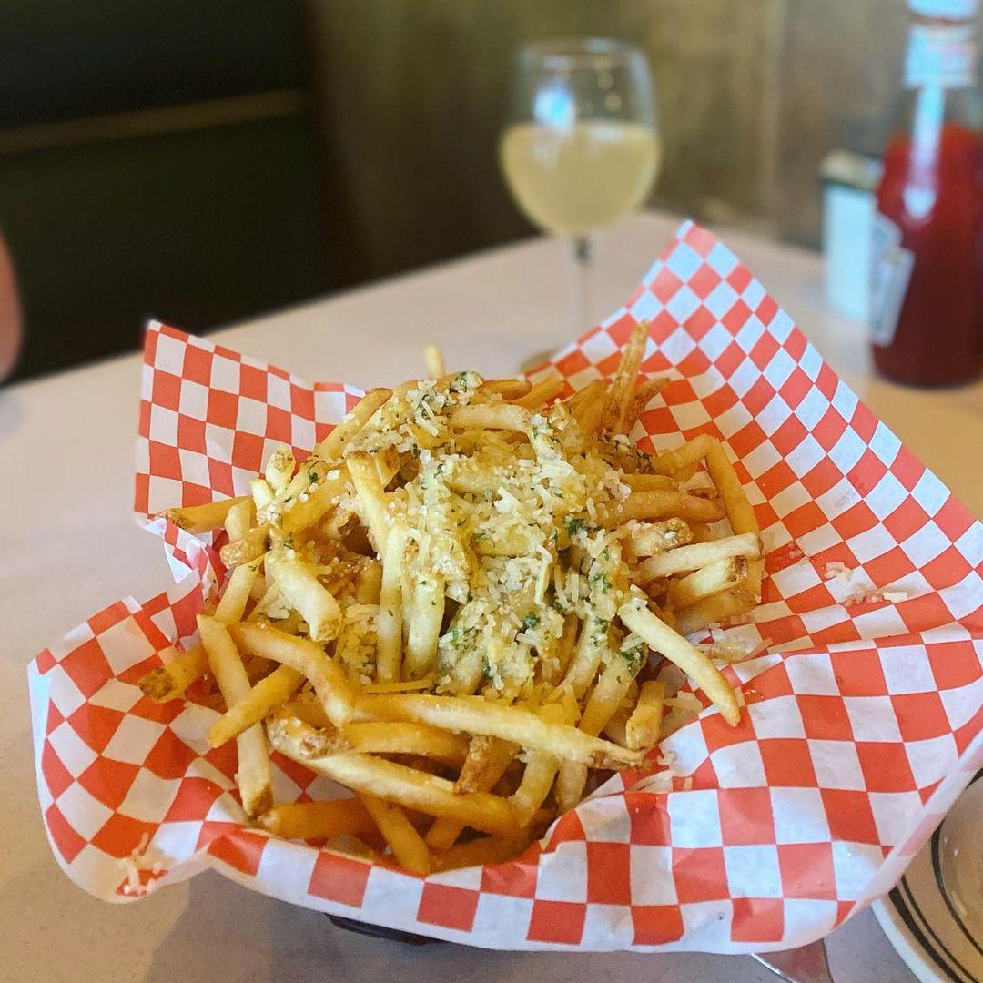 Jax At The Tracks menu in Truckee, California, USA