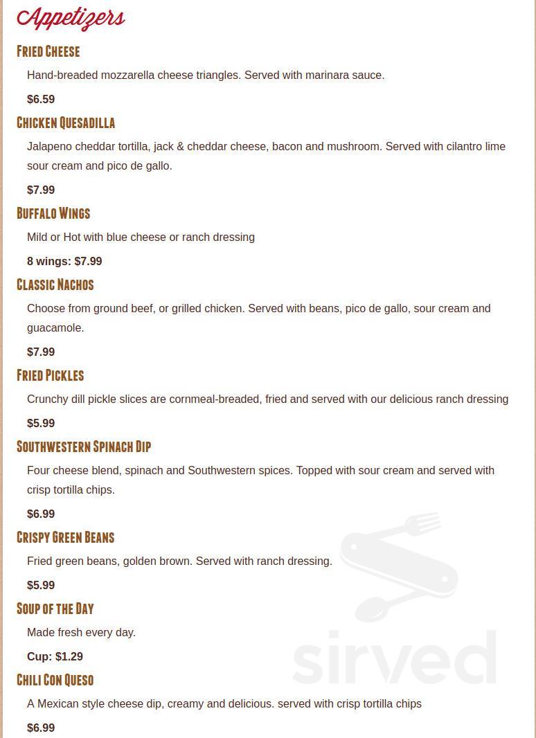Korner Cafe menu in Lewisville, Texas, USA