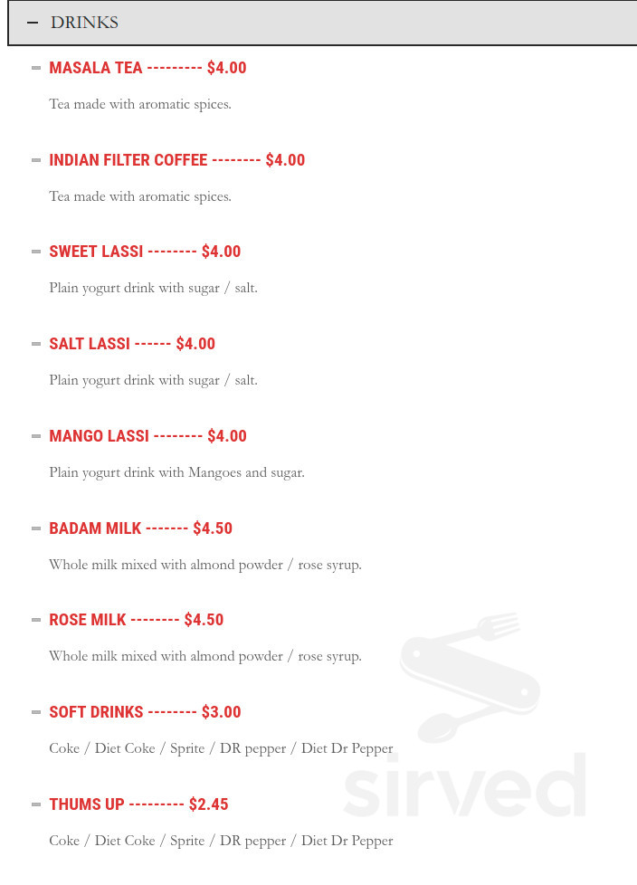 Flavors menus in Bentonville, Arkansas, United States