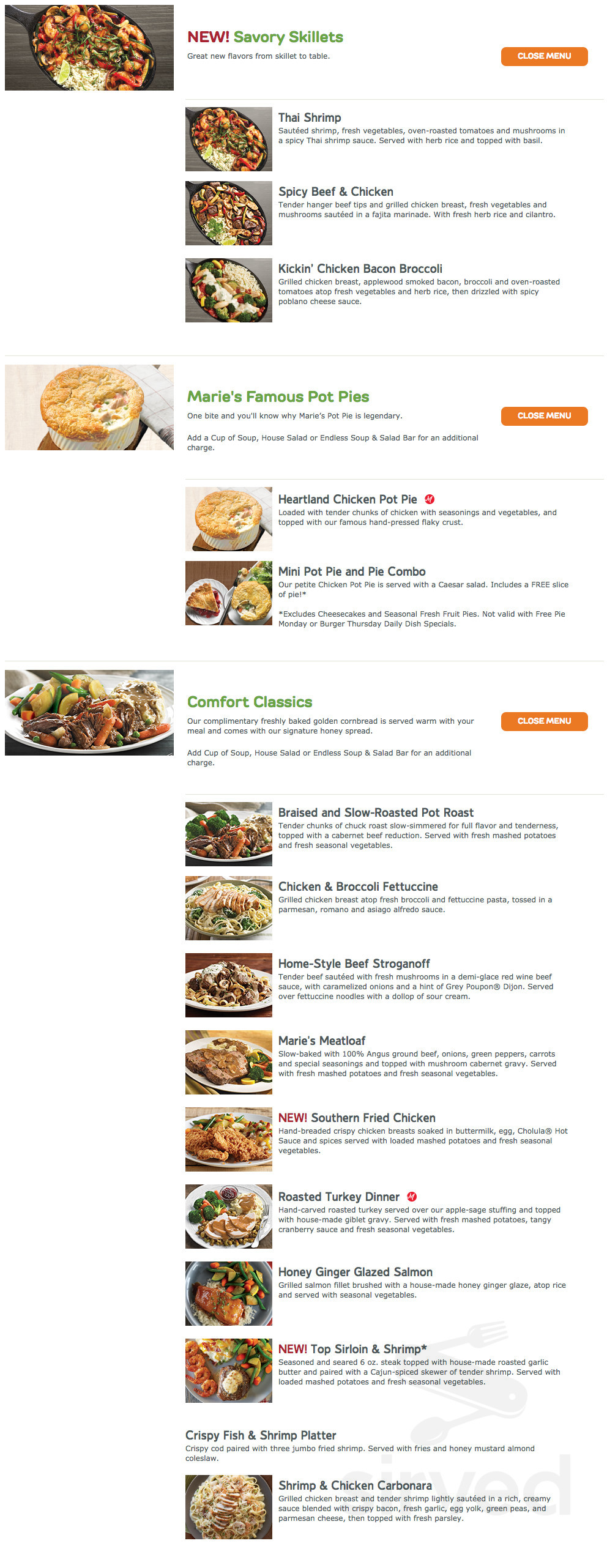 Marie Callender s Restaurant Bakery Menu In Layton Utah USA Marie Callender s Restaurant Bakery Menu In Layton Utah USA