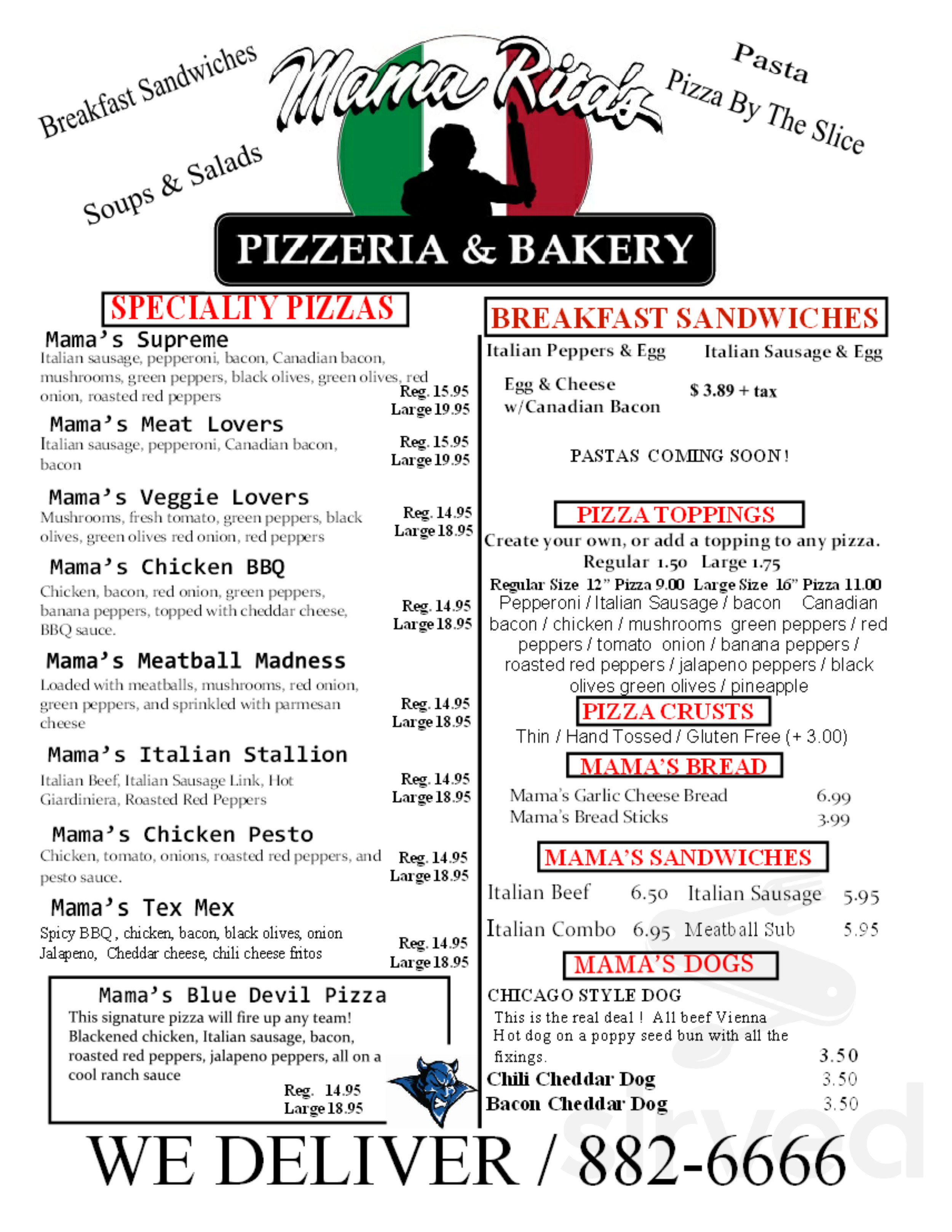 Mama Rita s Pizzeria Menus In Evansville Wisconsin United States Mama Rita s Pizzeria Menus In Evansville Wisconsin United States