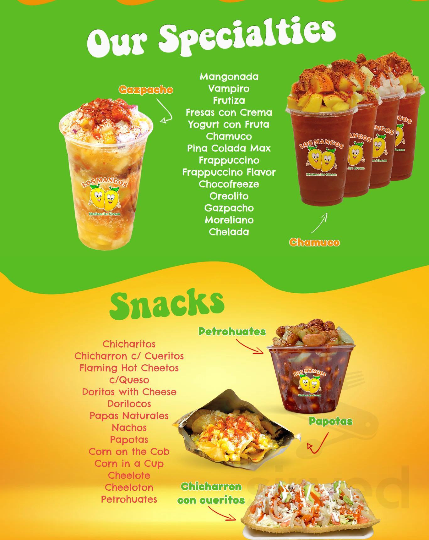 Los Mangos menu in Chicago, Illinois, USA