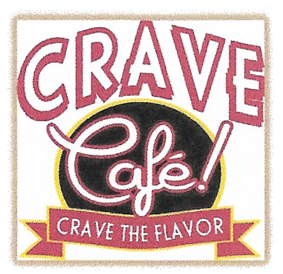 Crave Cafe Logo in Modesto, California