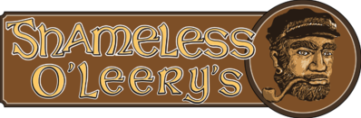 Shameless O'Leery's Logo in Redding, California