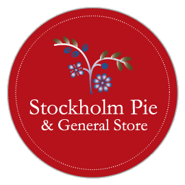 Stockholm Pie and General Store Logo in Stockholm, Wisconsin