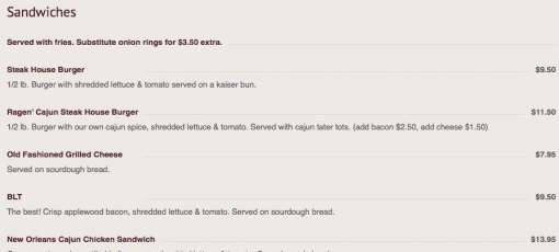 Menu for Hi-Way House in The Dalles, OR | Sirved