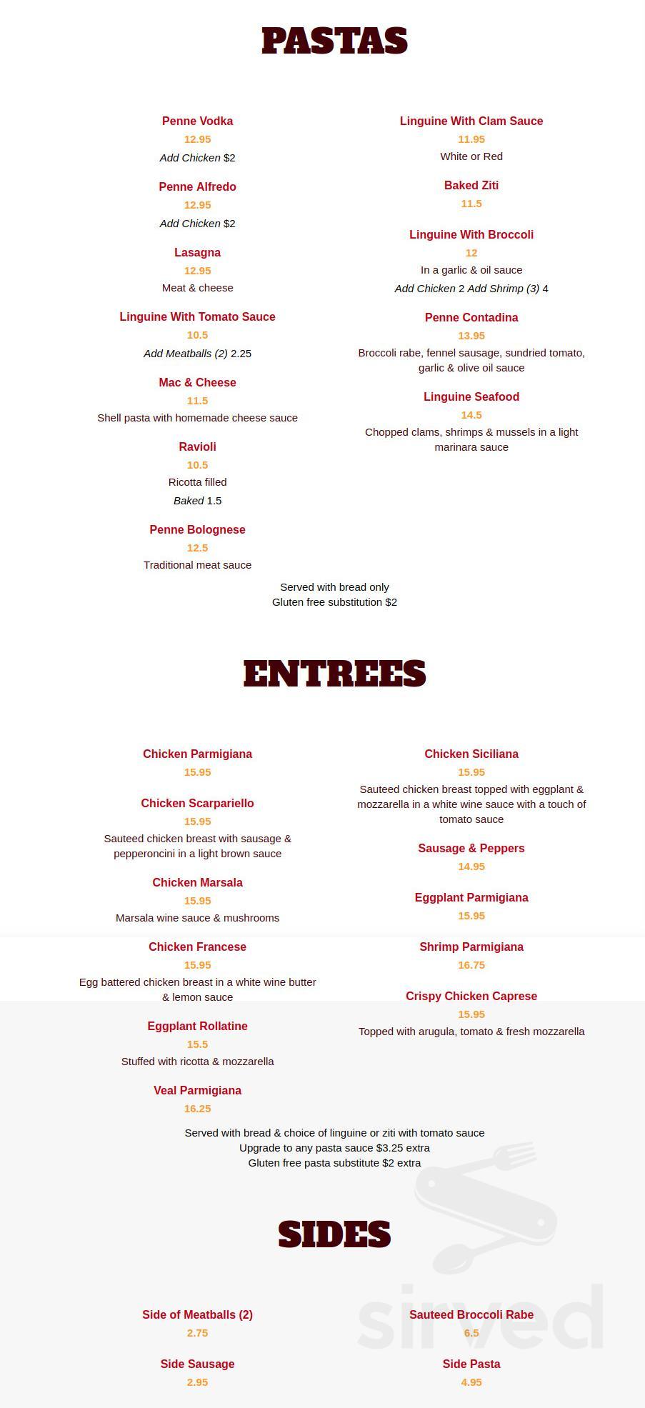 Menu for Carlo's Pizza Express in Hopewell Junction, New York, United