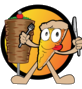 Kraving Kebab Pizza Logo in Turlock, California