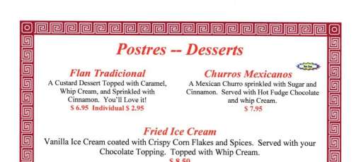 Menu for Macario's Grill in Indio, CA | Sirved