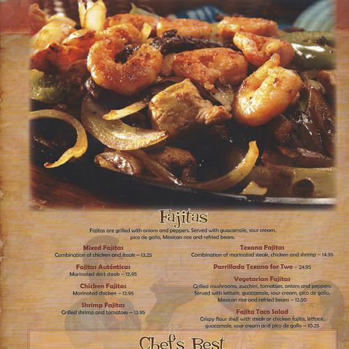 El Rey Azteca Mexican Restaurant menu in Ellijay, Georgia, USA