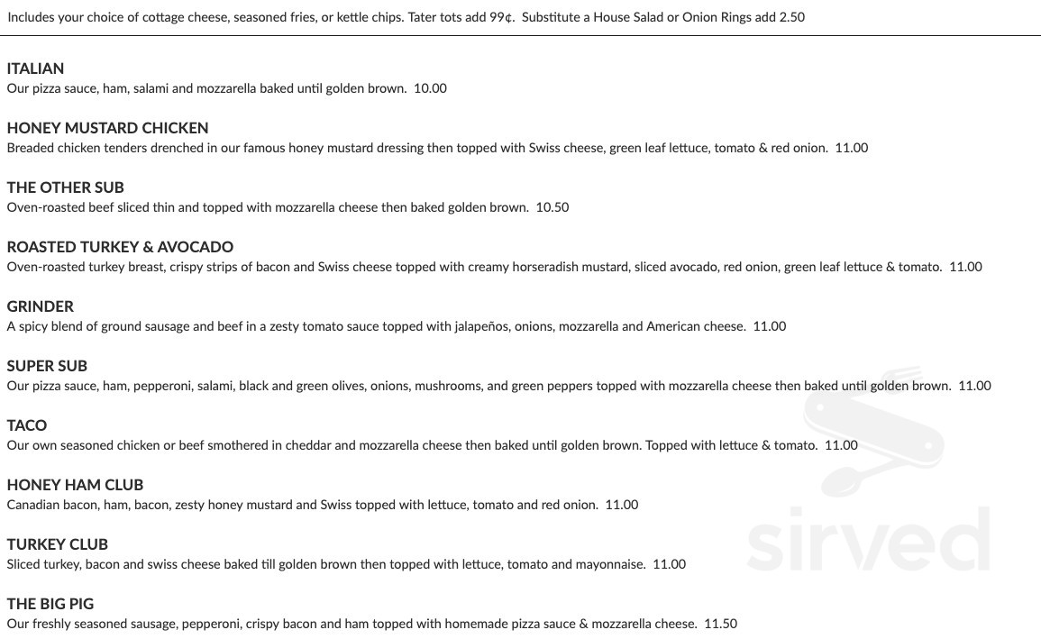 The Other Place Clive menus in Clive, Iowa, United States