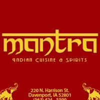 Mantra Indian Cuisine & Spirits Logo in Davenport, Iowa