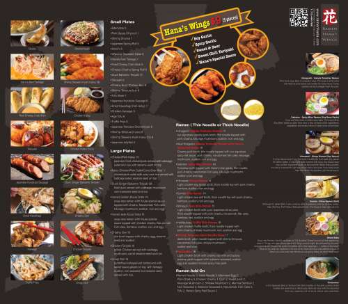 Ramen Hana & Wings menu in Port St. Lucie, Florida, USA