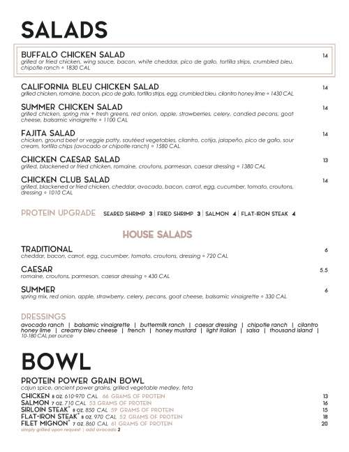 54th Street Grill &amp; Bar- Stone Oak menu in San Antonio, Texas, USA