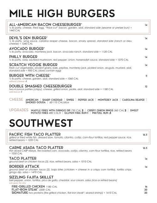 54th Street Grill &amp; Bar- Stone Oak menu in San Antonio, Texas, USA