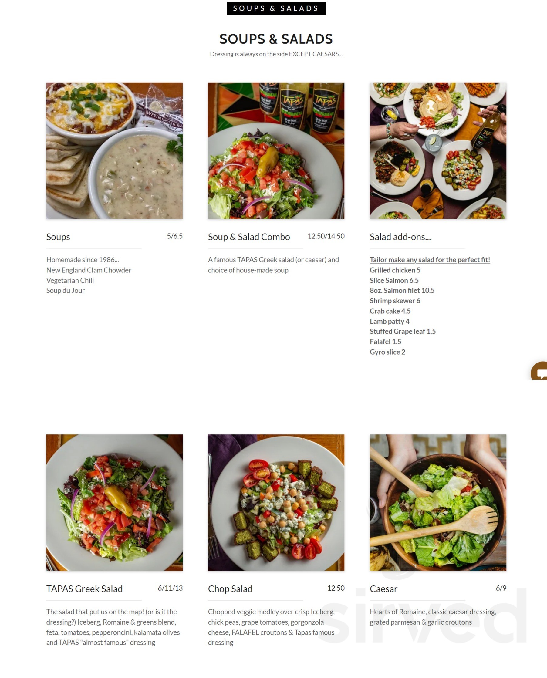 Tapas Glastonbury menus in Glastonbury, Connecticut, United States