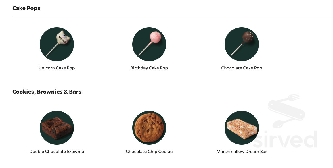 Starbucks breakfast menu in Murrieta, California