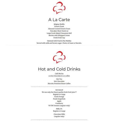 Biscuits Cafe menu in Beaverton, Oregon, USA