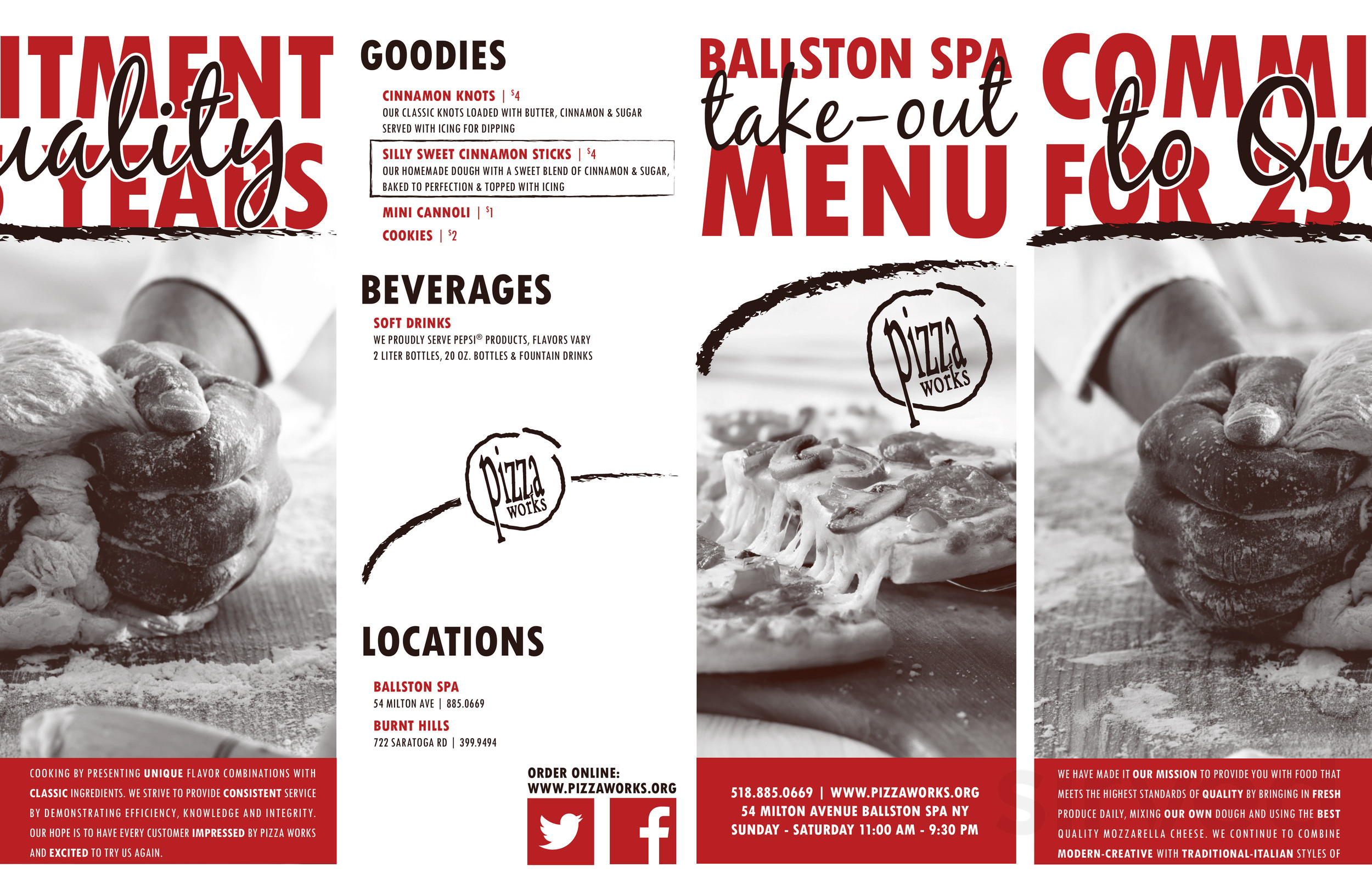 Pizza Works Burnt Hills menus in Burnt Hills, New York, United States