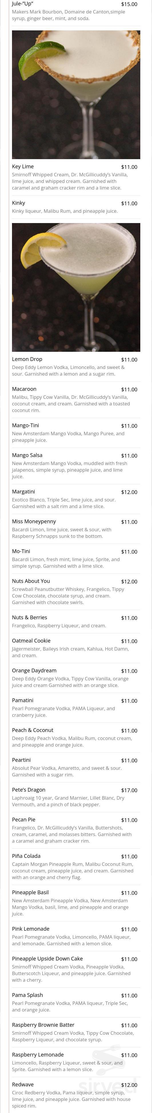 The Stuffed Olive Des Moines menu in Des Moines, Iowa, USA