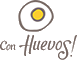 Con Huevos Restaurant Logo in Louisville, Kentucky