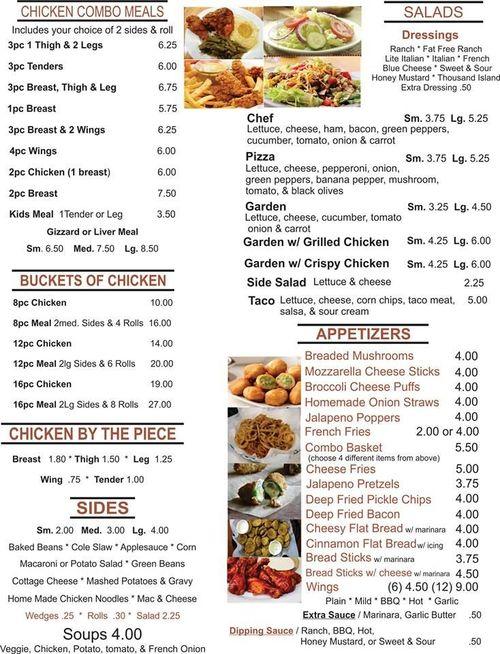 Dodson's On Broadway menu in New Lexington, Ohio, USA