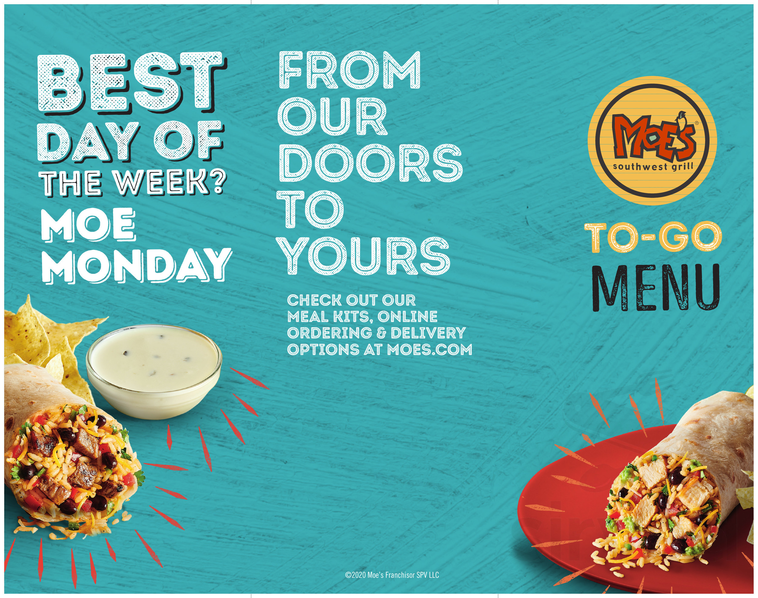Moe's Southwest Grill menu in Camp Pendleton North, California