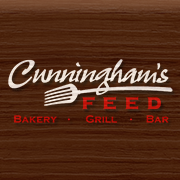Cunningham's Feed Bakery Grill & Bar Logo in Arapahoe, Nebraska
